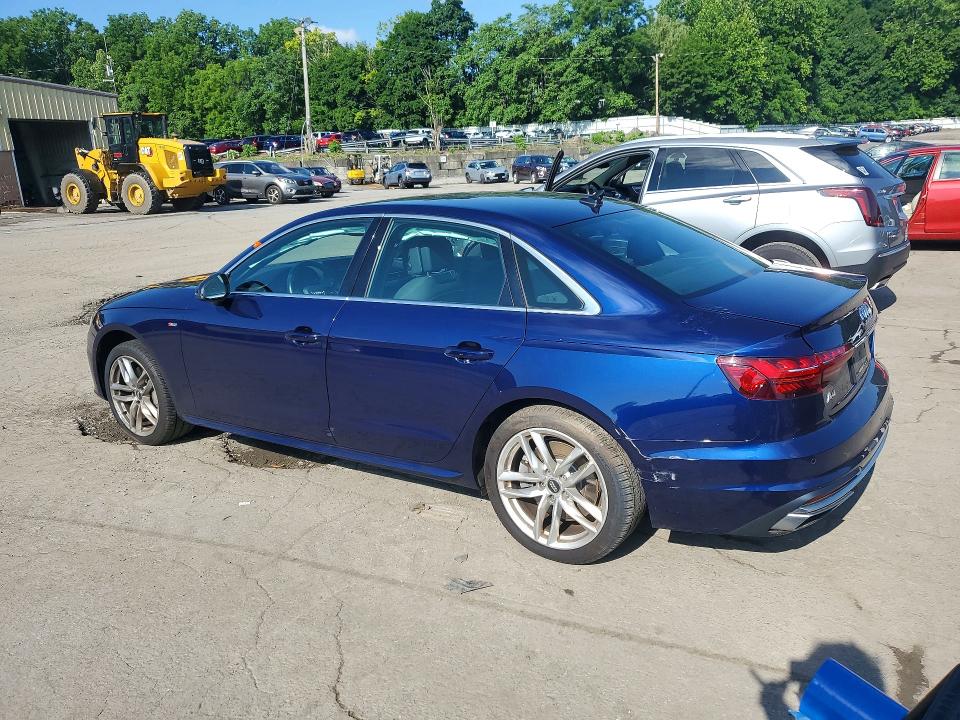 2021 Audi A4 VIN WAUEAAF41MN005863 COPART salvage auction — SIDE, Ny - Mv-907A Salvage Certificate, sold $400 on 2026-07-21 (photo 2)