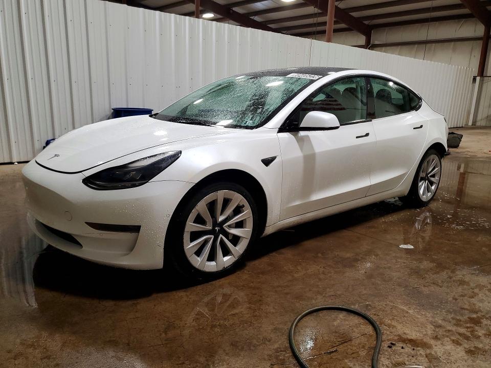 2022 Tesla Model 3 VIN 5YJ3E1EA9NF371138 COPART salvage auction — REAR END, Va - Certificate Of Title, sold $2,600 on 2026-07-22 (photo 1)