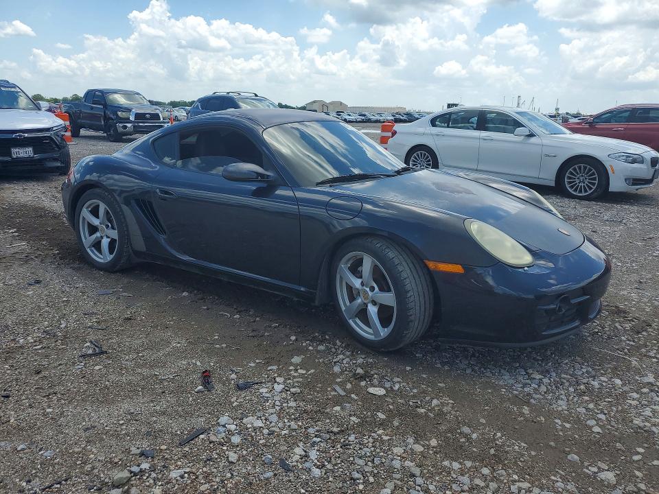 2007 Porsche Cayman VIN WP0AA29817U762276 COPART salvage auction — REAR END, TX - SALVAGE VEHICLE TITLE (P), sold $4,500 on 2026-07-13 (photo 4)