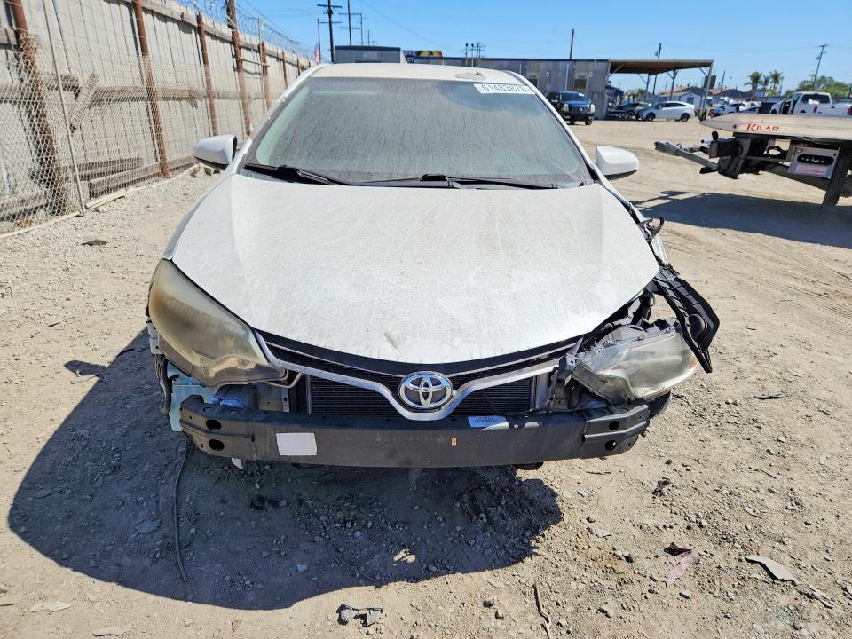 2015 Toyota Corolla VIN 5YFBURHE0FP276226 COPART salvage auction — FRONT END, Ca - Dis/Dlr/Exp App For Dup Clean, sold $800 on 2026-07-27 (photo 5)