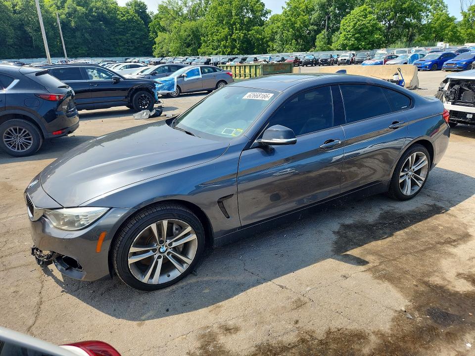 2015 BMW 4er VIN WBA4B3C53FD670354 COPART salvage auction — FRONT END, Ny - Mv-907A Salvage Certificate, sold $3,550 on 2026-08-18 (photo 1)