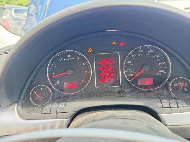 2008 Audi A4 VIN WAUDF78E88A142303 COPART salvage auction — REAR END, Oh - Cert Of Title-Salvage, sold $575 on 2026-07-22 (photo 9)