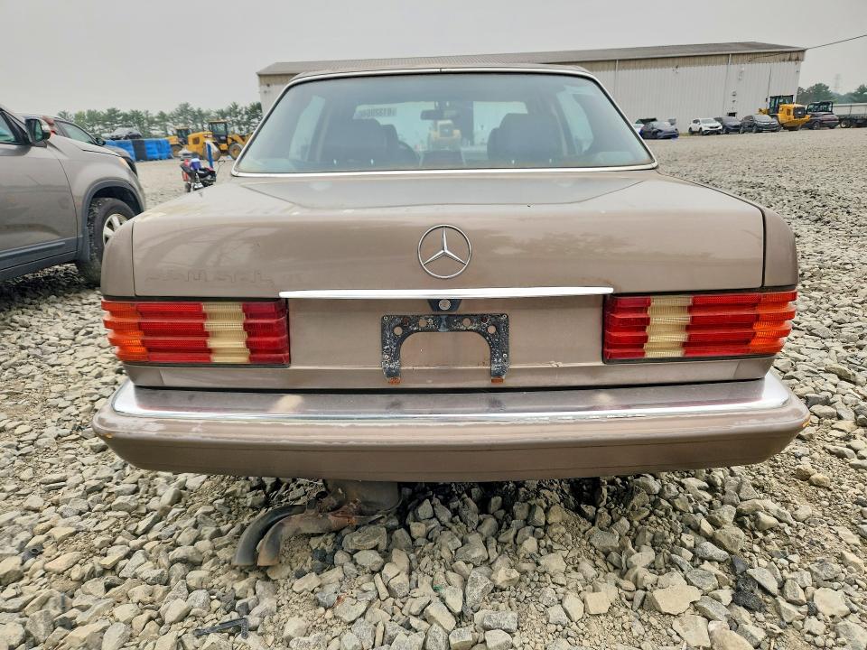 1987 Mercedes-benz VIN WDBCA39D8HA347176 COPART salvage auction — MECHANICAL, NJ - CERTIFICATE OF TITLE, sold $1,050 on 2026-07-27 (photo 6)