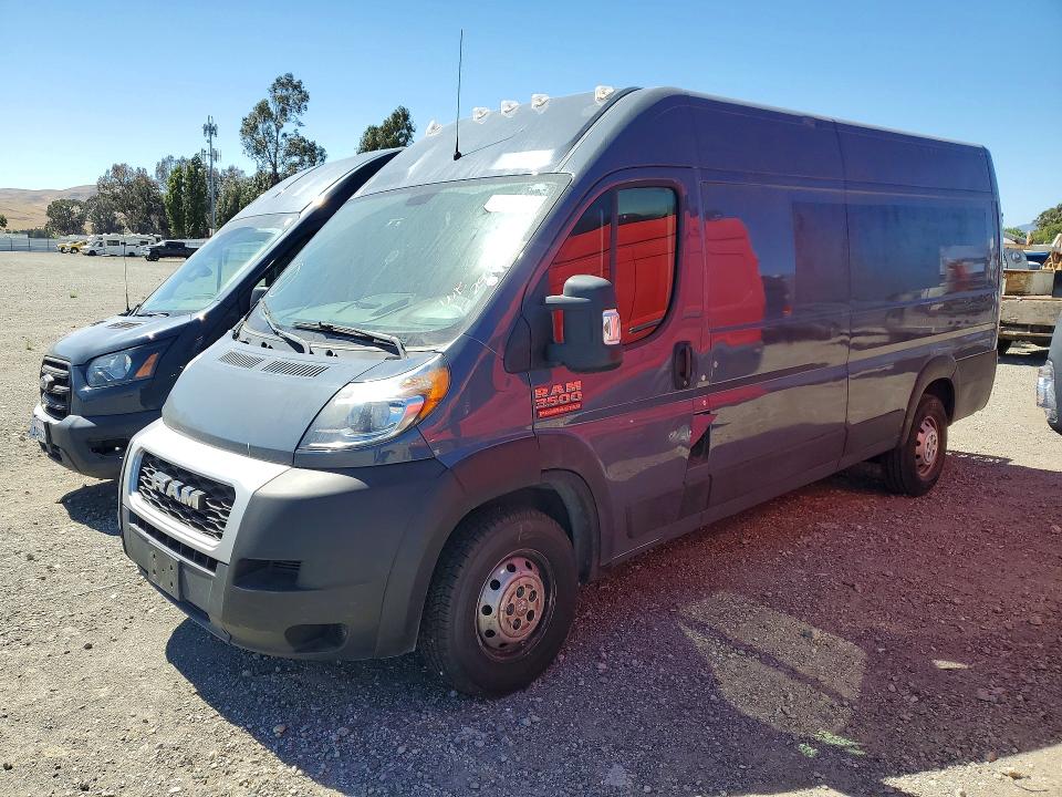 2020 Ram Promaster 3500 VIN 3C6URVJG3LE145164 COPART salvage auction — MINOR DENT/SCRATCHES, CA - DIS/DLR/EXP ONLY CLEAN TITLE, sold $11,700 on 2026-07-21 (photo 1)