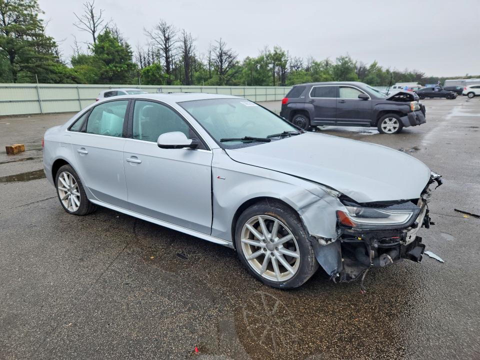 2014 Audi A4 VIN WAUFFAFL9EN038625 COPART salvage auction — FRONT END, Ny - Mv-907A Salvage Certificate, sold $400 on 2026-07-15 (photo 4)