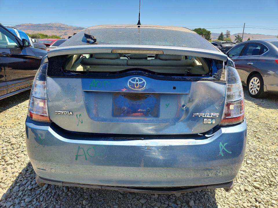 2005 Toyota Prius VIN JTDKB20U753082509 COPART salvage auction — REAR END, Ca - Salvage Certificate, sold $450 on 2026-07-28 (photo 6)