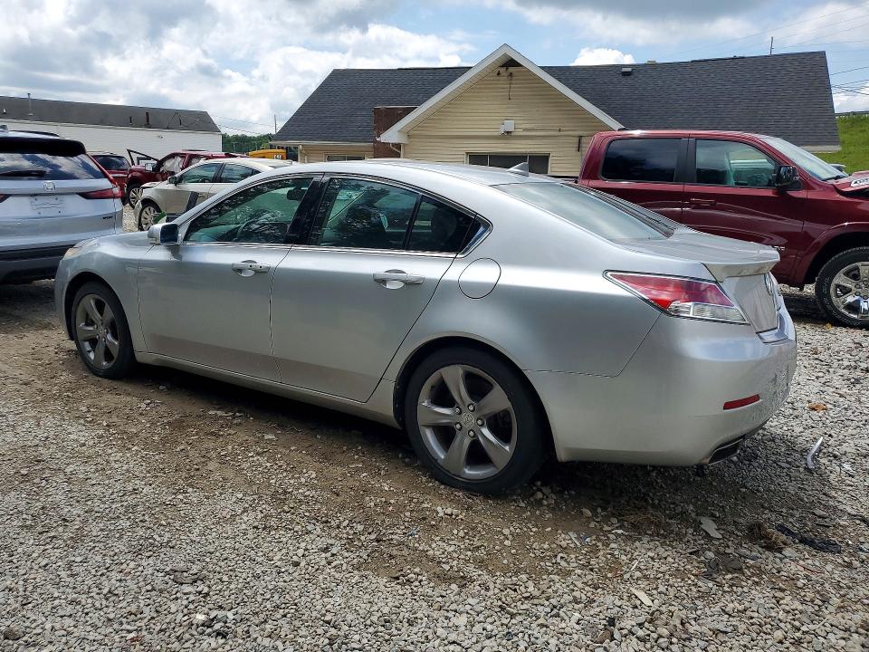 2013 Acura Tl VIN 19UUA9F52DA001433 COPART salvage auction — MECHANICAL, Oh - Certificate Of Title, sold $400 on 2026-07-29 (photo 2)
