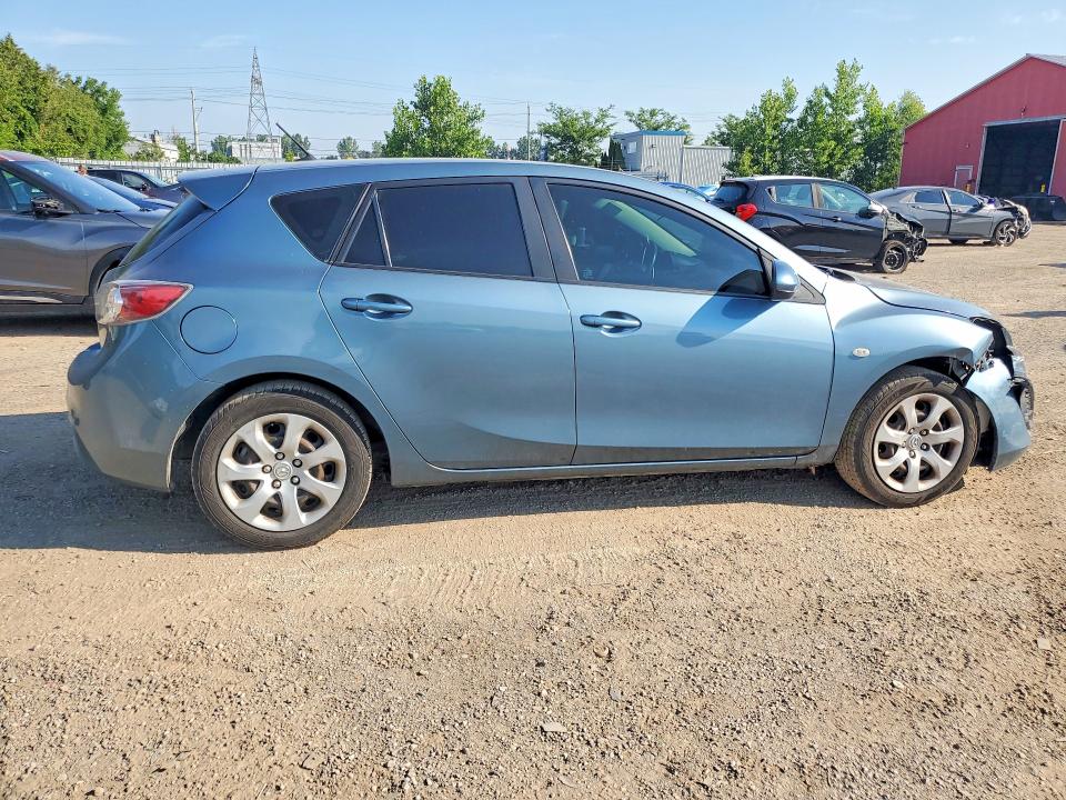 2010 Mazda 3 VIN JM1BL1HF8A1303974 COPART salvage auction — FRONT END, On - Permit No Brand - Unfit, sold $150 on 2026-07-30 (photo 3)