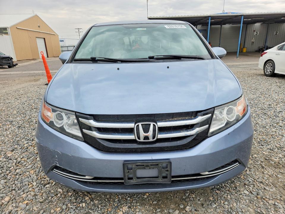 2014 Honda Odyssey VIN 5FNRL5H41EB052300 COPART salvage auction — FRONT END, Co - Public - Salvage Title, sold $3,300 on 2026-07-30 (photo 5)