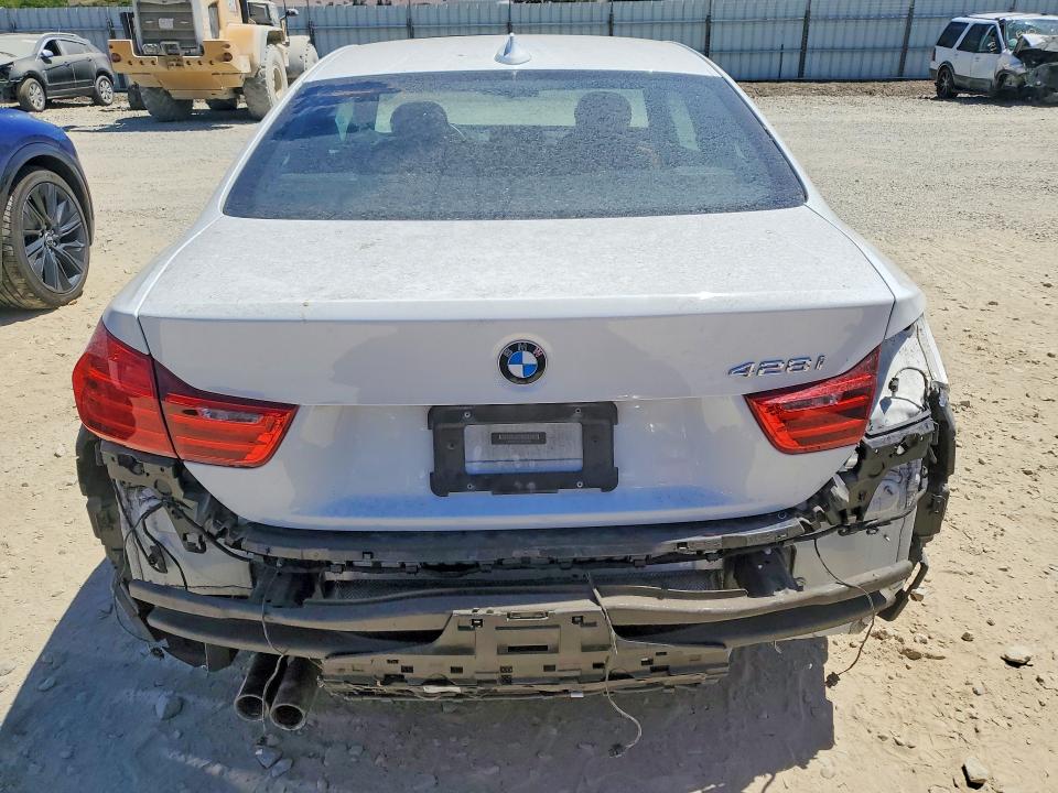 2014 BMW 4 series VIN WBA3N7C51EK221324 COPART salvage auction — REAR END, CA - SALVAGE CERTIFICATE, sold $4,300 on 2026-08-06 (photo 6)