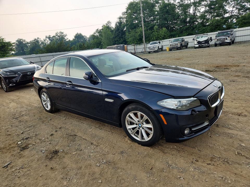 2015 BMW 5er VIN WBA5A7C55FD627844 COPART salvage auction — WATER/FLOOD, Nj - Cert Of Title-Salvage Flood, sold $1,150 on 2026-08-12 (photo 4)