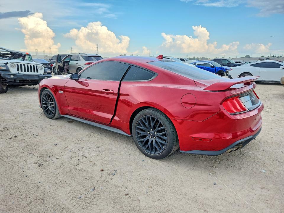 2020 Ford Mustang VIN 1FA6P8CF3L5168779 COPART salvage auction — WATER/FLOOD, La - Certificate Of Destruction, sold $7,700 on 2026-07-10 (photo 2)