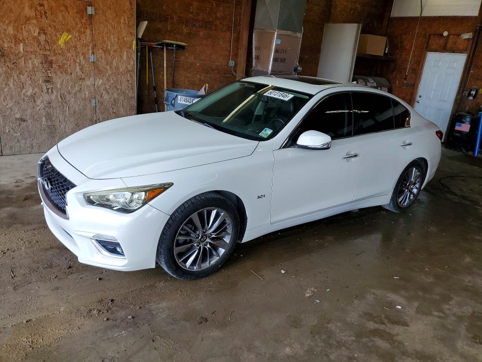 2018 Infiniti Q50 VIN JN1EV7AP8JM364501 COPART salvage auction — NORMAL WEAR, Pa - Cert Of Title, sold $2,500 on 2026-07-11 (photo 1)