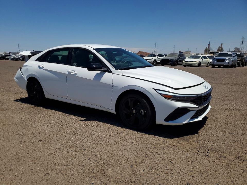 2026 Hyundai Elantra VIN KMHLM4DG5TU185817 COPART salvage auction — REAR END, AZ - CERT OF TITLE - SALVAGE (P), sold $3,800 on 2026-07-13 (photo 4)