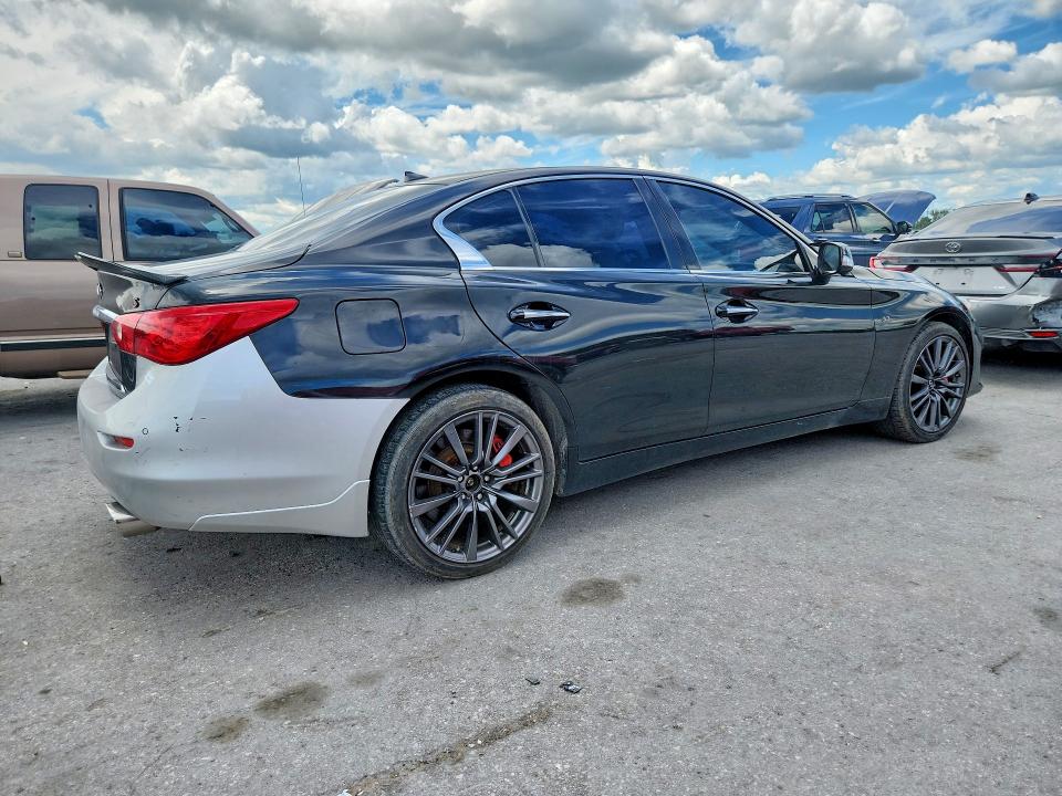 2014 Infiniti Q50 VIN JN1BV7ARXEM682260 COPART salvage auction — SIDE, Nc - Salvage Certificate Of Title, sold $2,950 on 2026-07-27 (photo 3)