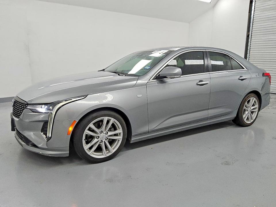2024 Cadillac Ct4 VIN 1G6DJ5RK8R0125294 COPART salvage auction — FRONT END, TX - CERTIFICATE OF TITLE, sold $10,100 on 2026-07-28 (photo 1)