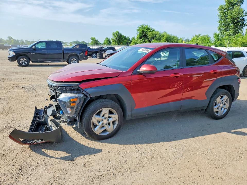 2024 Hyundai Kona VIN KM8HACAB5RU159177 COPART salvage auction — FRONT END, ON - PERMIT SALVAGE, sold $125 on 2026-07-23 (photo 1)