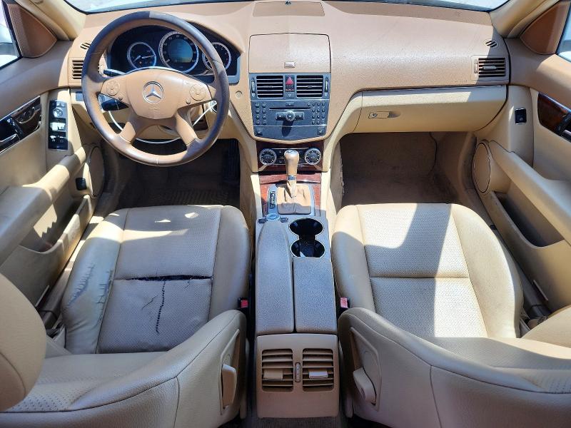 2008 Mercedes-benz C-klasse VIN WDDGF81X08F112061 COPART salvage auction — UNDERCARRIAGE, Il - Salvage Certificate, sold $550 on 2026-08-05 (photo 8)