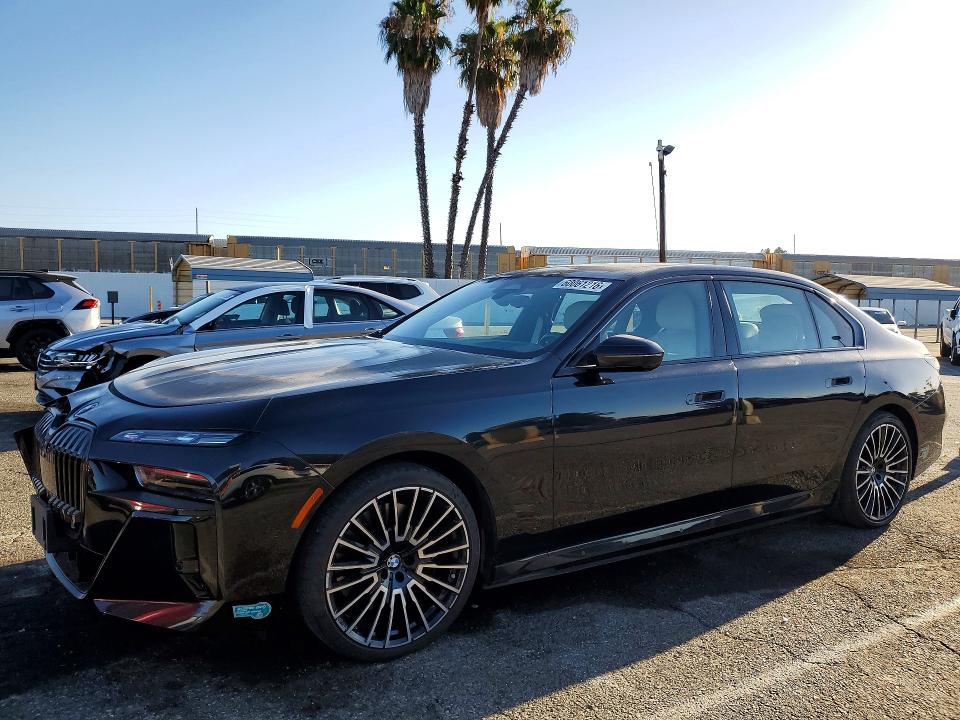 2024 BMW I7 VIN WBY43EJ00RCT10096 — COPART salvage auction photo