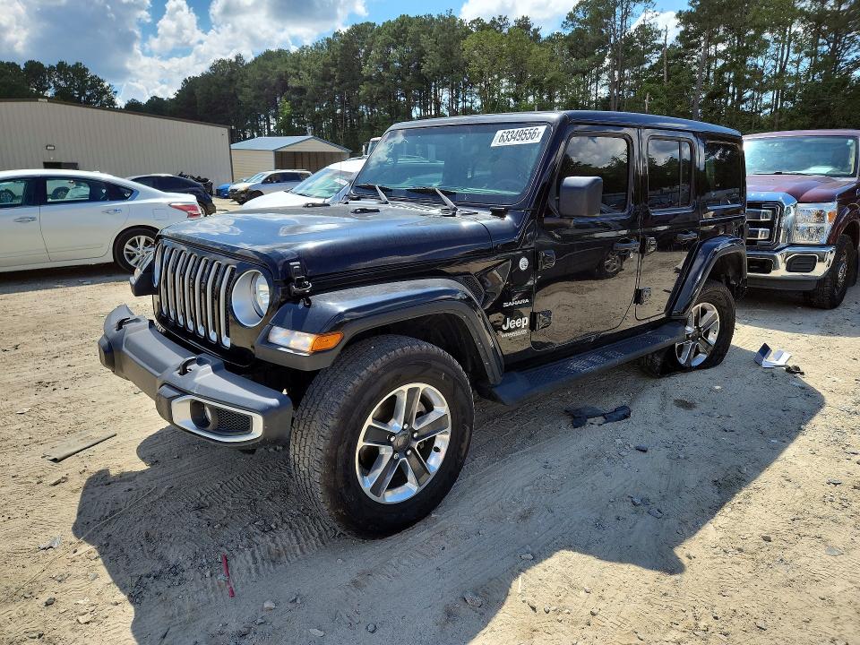 2022 Jeep Wrangler / VIN 1C4HJXEG2NW254022 — COPART salvage auction photo