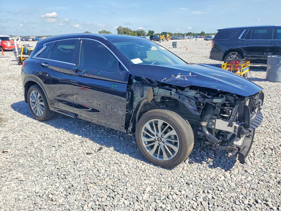 2025 Infiniti Qx50 VIN 3PCAJ5BB2SF107973 COPART salvage auction — FRONT END, Fl - Cert Of Title Slvg Rebuildable, sold $20 on 2026-07-31 (photo 4)