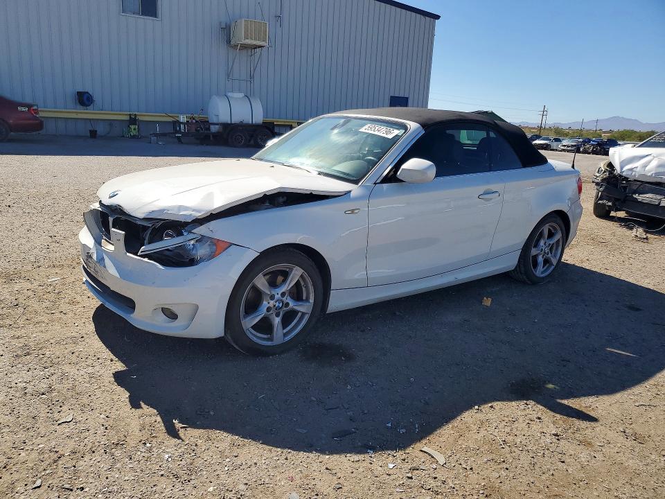 2012 BMW 1er VIN WBAUN1C57CVR00527 COPART salvage auction — FRONT END, Az - Cert Of Title - Salvage, sold $1,700 on 2026-07-17 (photo 1)