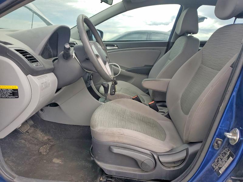 2017 Hyundai Accent VIN KMHCT4AE9HU186188 COPART salvage auction — FRONT END, Co - Public - Salvage Title, sold $1,250 on 2026-07-16 (photo 7)