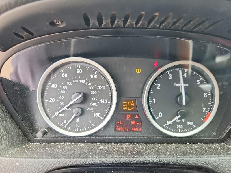 2014 BMW X6 VIN 5UXFG2C55E0K41762 COPART salvage auction — ROOF, TX - SALVAGE VEHICLE TITLE (P), sold $1,300 on 2026-07-16 (photo 9)