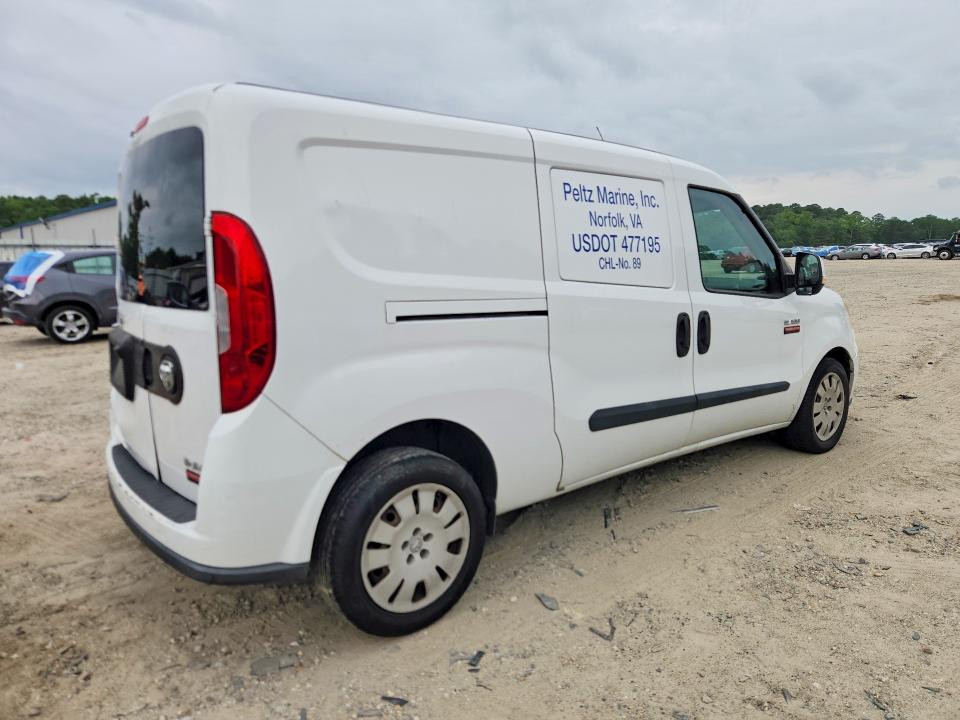 2016 Ram Promaster city VIN ZFBERFBT2G6B55670 COPART salvage auction — WATER/FLOOD, Va - Cert Of Title-Salvage Water, sold $125 on 2026-08-05 (photo 3)