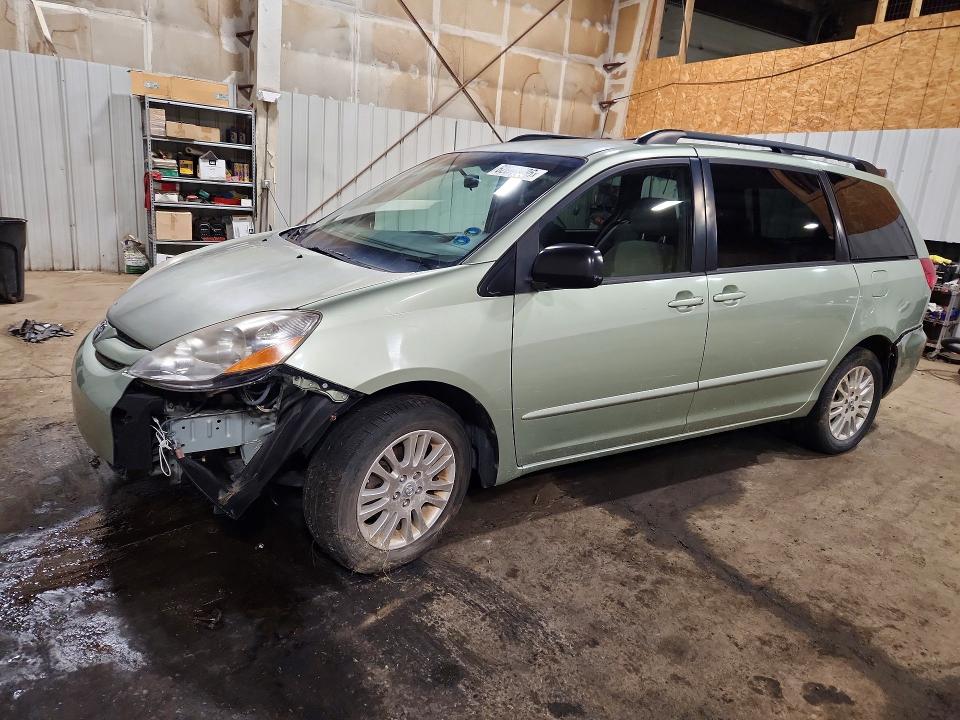2008 Toyota Sienna VIN 5TDBK23C98S014900 COPART salvage auction — FRONT END, Ak - Cert Of Veh Title-Reconstructe, sold $25 on 2026-07-28 (photo 1)