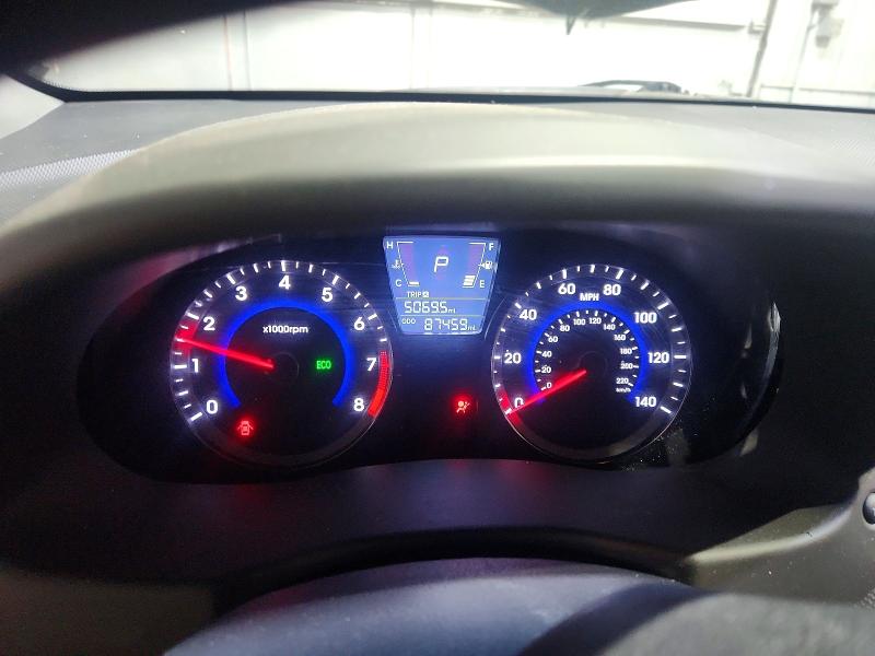 2013 Hyundai Accent VIN KMHCU4AEXDU468914 COPART salvage auction — FRONT END, Ma - Cert Of Title-Reconstrctd Coll, sold $90 on 2026-07-28 (photo 9)