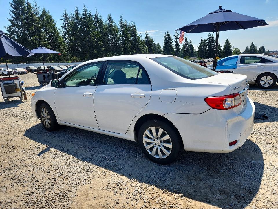 2013 Toyota Corolla VIN 5YFBU4EE3DP200326 COPART salvage auction — REAR END, WA - BILL OF SALE, sold $550 on 2026-07-21 (photo 2)