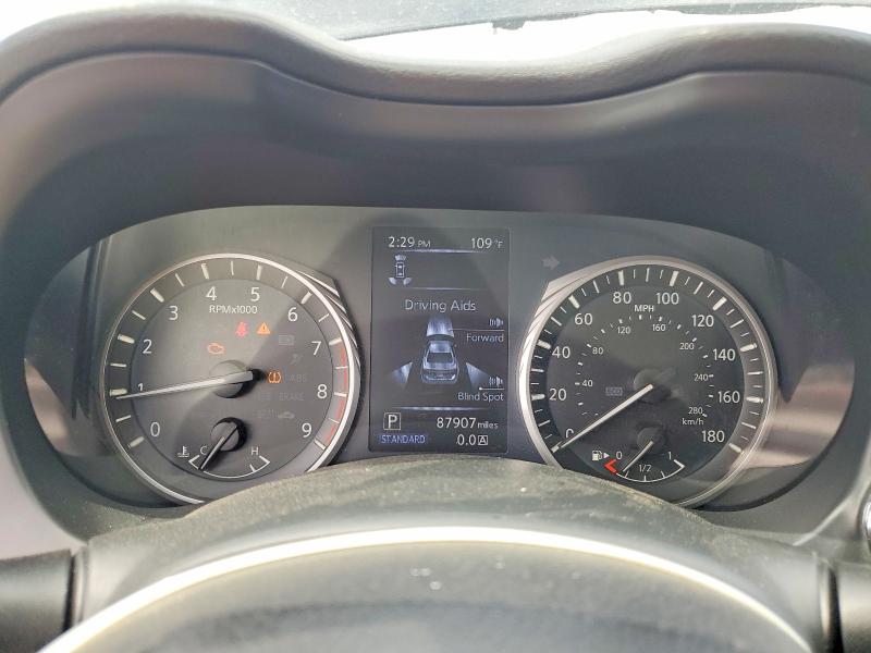 2018 Infiniti Q50 VIN JN1EV7APXJM362667 COPART salvage auction — MECHANICAL, CA - SALVAGE CERTIFICATE (P), sold $1,300 on 2026-07-16 (photo 9)