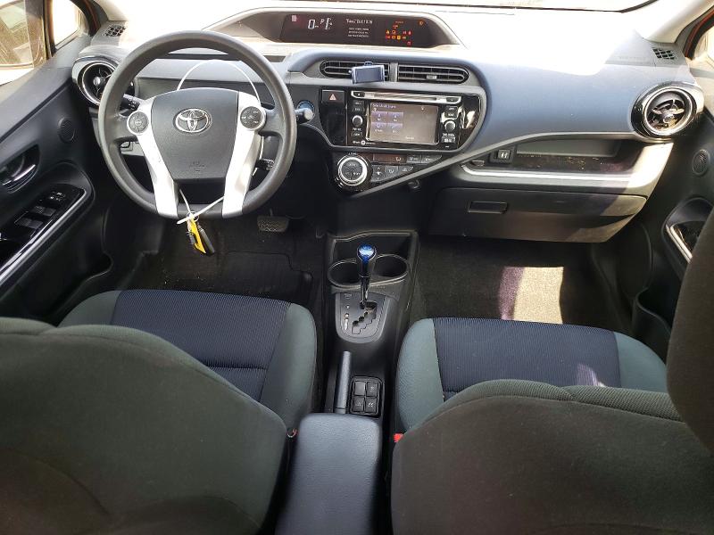 2015 Toyota Prius c VIN JTDKDTB35F1114049 COPART salvage auction — FRONT END, CT - CERT OF TITLE-SALVAGE, sold $2,000 on 2026-07-17 (photo 8)