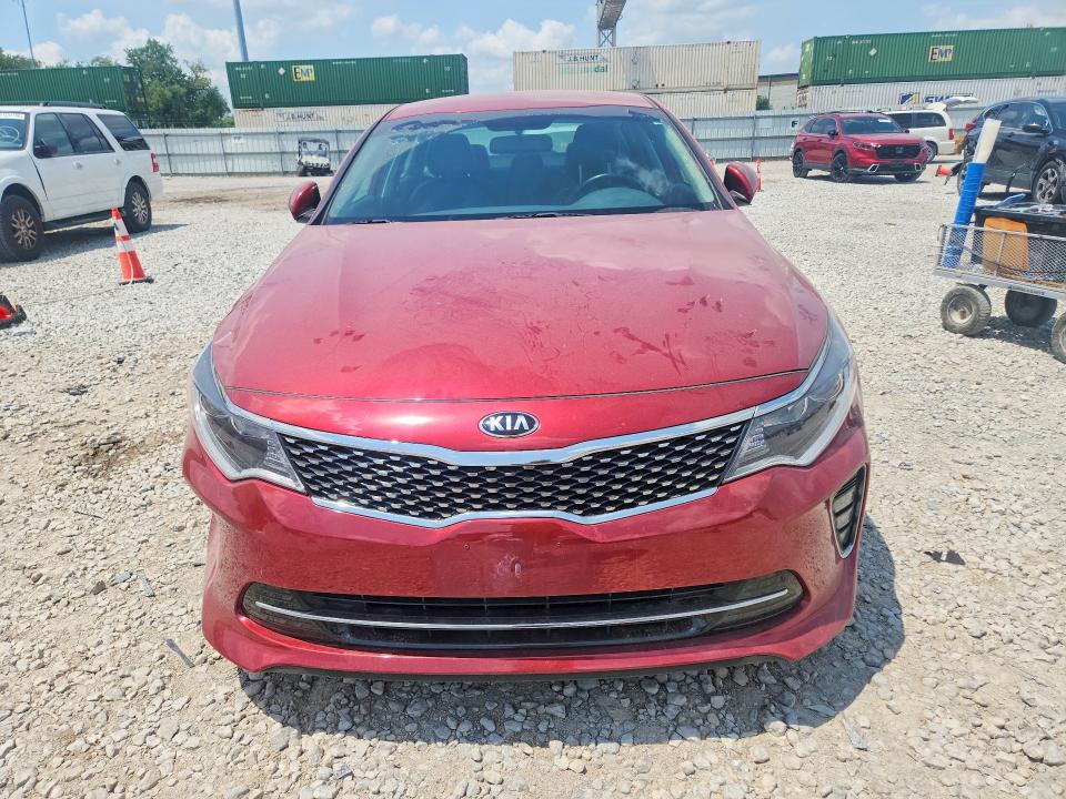 2018 Kia Optima VIN 5XXGT4L31JG201344 COPART salvage auction — FRONT END, Oh - Cert Of Title-Salvage, sold $1,900 on 2026-07-24 (photo 5)