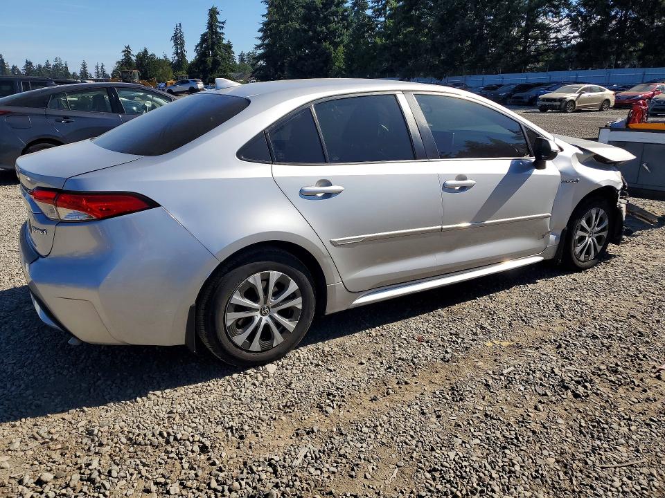 2020 Toyota Corolla VIN JTDEBRBE6LJ010012 COPART salvage auction — FRONT END, WA - BILL OF SALE, sold $2,450 on 2026-07-31 (photo 3)