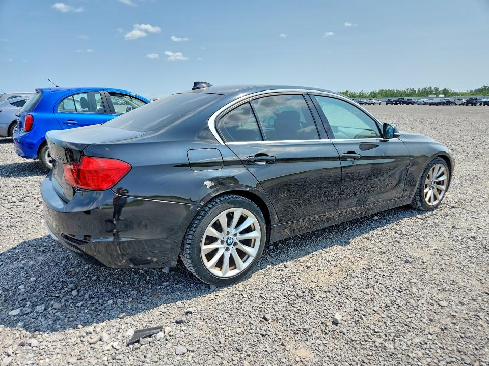 2014 BMW 3er VIN WBA3C3C54EF986115 COPART salvage auction — SIDE, On - Permit No Brand - Unfit, sold $3,350 on 2026-08-06 (photo 3)