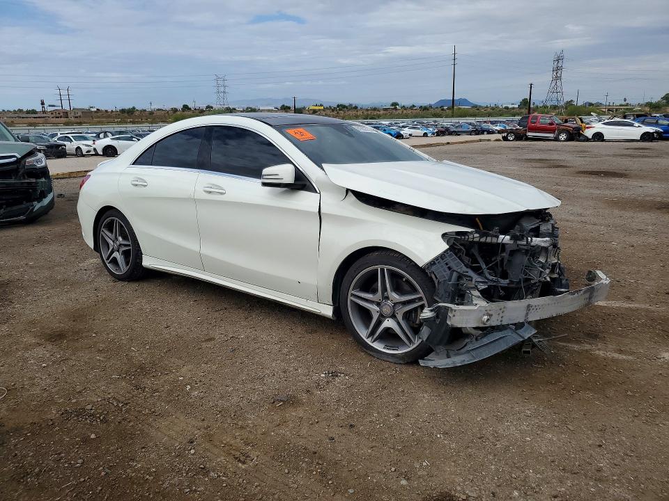 2015 Mercedes-benz Cla-klasse VIN WDDSJ4EB0FN225270 COPART salvage auction — FRONT END, Az - Cert Of Title - Salvage, sold $950 on 2026-08-14 (photo 4)