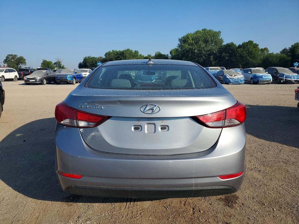 2014 Hyundai Elantra VIN KMHDH4AE4EU164150 COPART salvage auction — MECHANICAL, Ia - Salvage W/Salvage History, sold $550 on 2026-07-31 (photo 6)