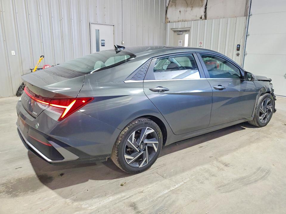 2024 Hyundai Elantra VIN KMHLP4DG1RU777991 COPART salvage auction — FRONT END, Fl - Certificate Of Title (P), sold $10,000 on 2026-07-06 (photo 3)