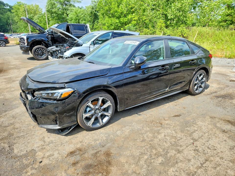 2026 Honda Civic VIN 19XFL4H92TE010102 COPART salvage auction — FRONT END, Nj - Cert Of Title-Salvage, sold $9,700 on 2026-07-30 (photo 1)