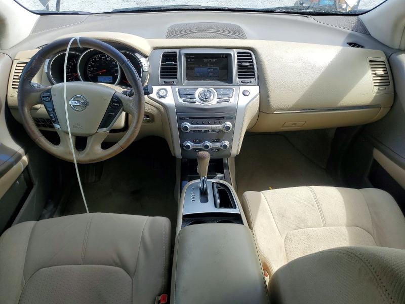 2013 Nissan Murano VIN JN8AZ1MW0DW310493 COPART salvage auction — MINOR DENT/SCRATCHES, Fl - Certificate Of Title (P), sold $550 on 2026-07-31 (photo 8)