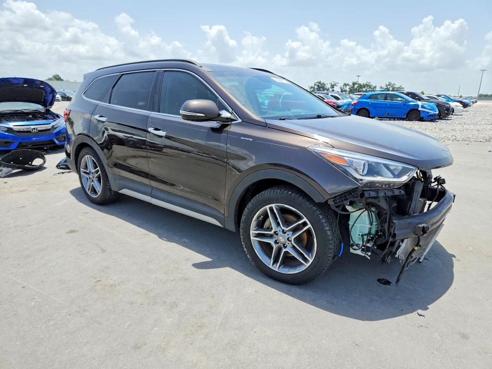2017 Hyundai Santa fe VIN KM8SR4HF2HU169046 COPART salvage auction — FRONT END, Fl - Cert Of Title Slvg Rebuildable, sold $3,900 on 2026-07-15 (photo 4)