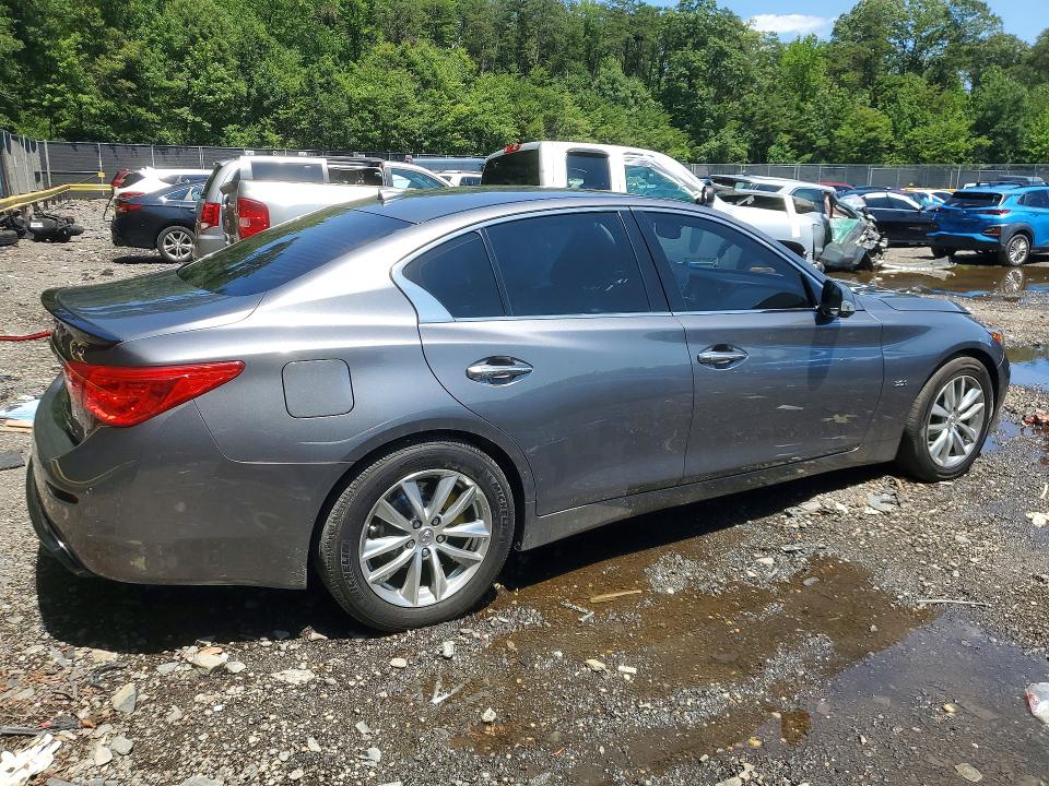 2016 Infiniti Q50 VIN JN1EV7AR2GM340141 COPART salvage auction — SIDE, Md - Cert Of Salvage > 75% Damage, sold $2,650 on 2026-07-31 (photo 3)