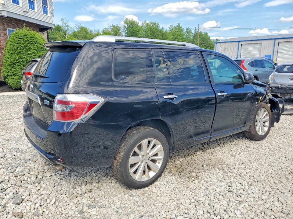 2008 Toyota Highlander hybrid VIN JTEEW44A082004981 COPART salvage auction — FRONT END, MA - CERT OF TITLE-RECONSTRCTD COLL, sold $400 on 2026-07-23 (photo 3)