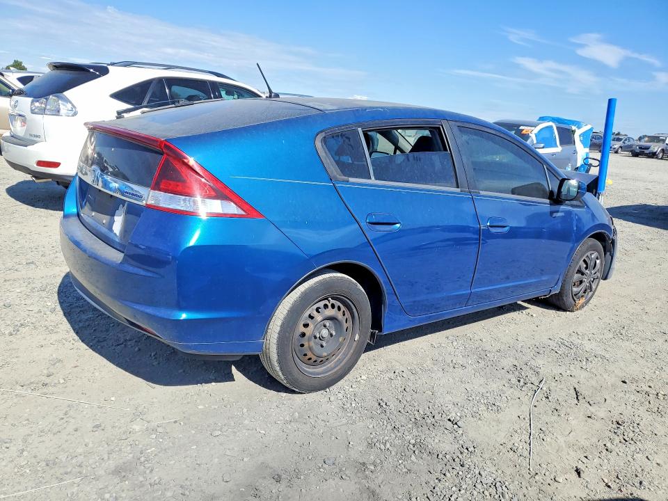2012 Honda Insight VIN JHMZE2H39CS006034 COPART salvage auction — FRONT END, Ca - Dis/Dlr/Exp Only Clean Title, sold $100 on 2026-07-30 (photo 3)