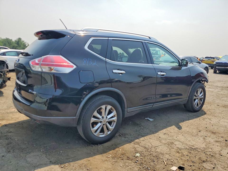 2016 Nissan Rogue VIN KNMAT2MV5GP722546 COPART salvage auction — FRONT END, PA - CERTIFICATE OF SALVAGE, sold $225 on 2026-07-24 (photo 3)
