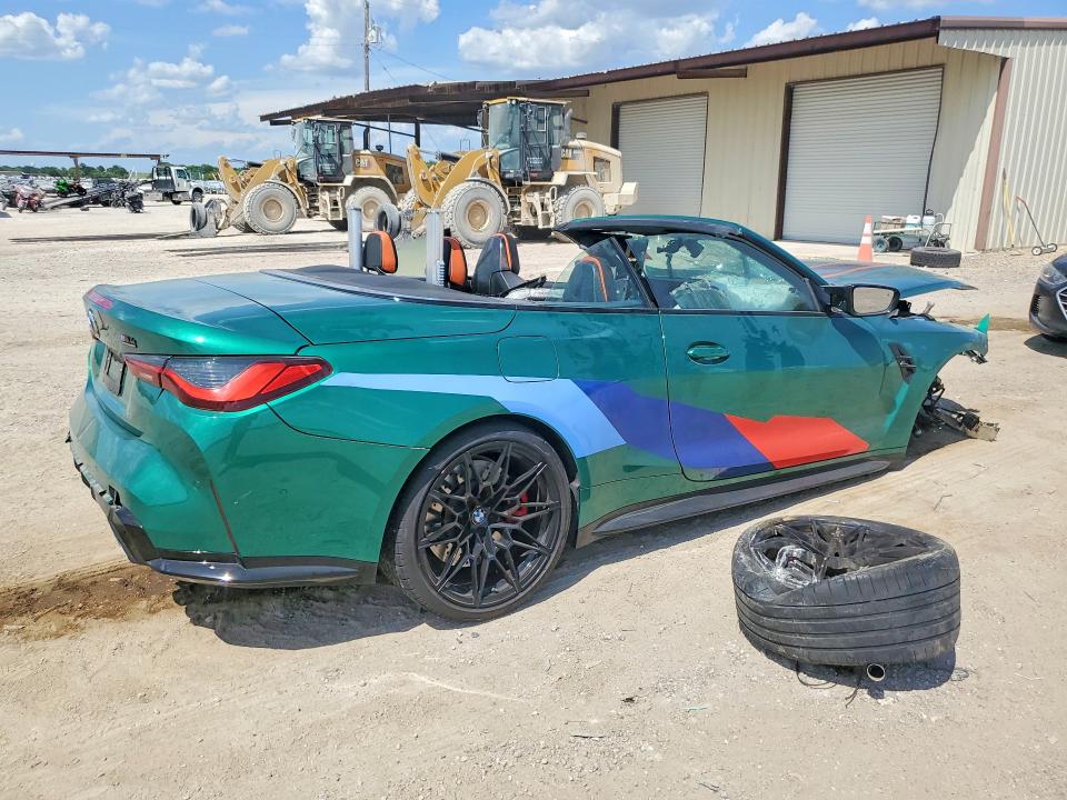 2024 BMW M4 VIN WBS33BA06RCP30112 COPART salvage auction — FRONT END, Tx - Salvage Vehicle Title, sold $15,100 on 2026-09-02 (photo 3)