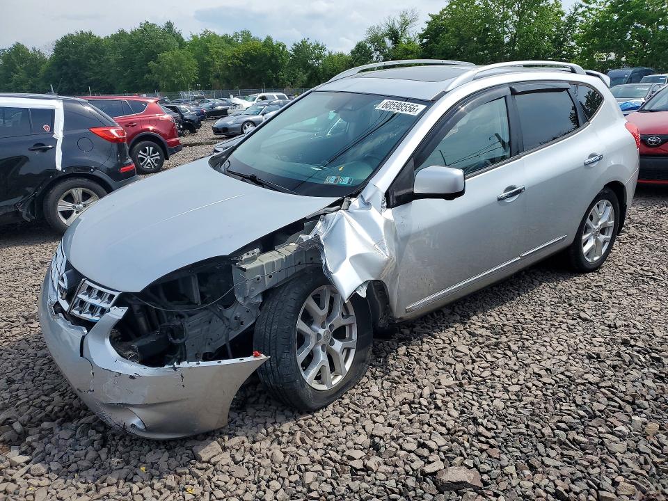 2012 Nissan Rogue VIN JN8AS5MV0CW372137 COPART salvage auction — FRONT END, Pa - Cert Of Salv-R=Reconstructed, sold $300 on 2026-07-22 (photo 1)