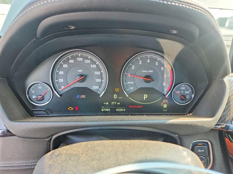 2018 BMW M3 VIN WBS8M9C51J5J80329 COPART salvage auction — FRONT END, Nc - Salvage Certificate Of Title, sold $17,900 on 2026-08-26 (photo 9)